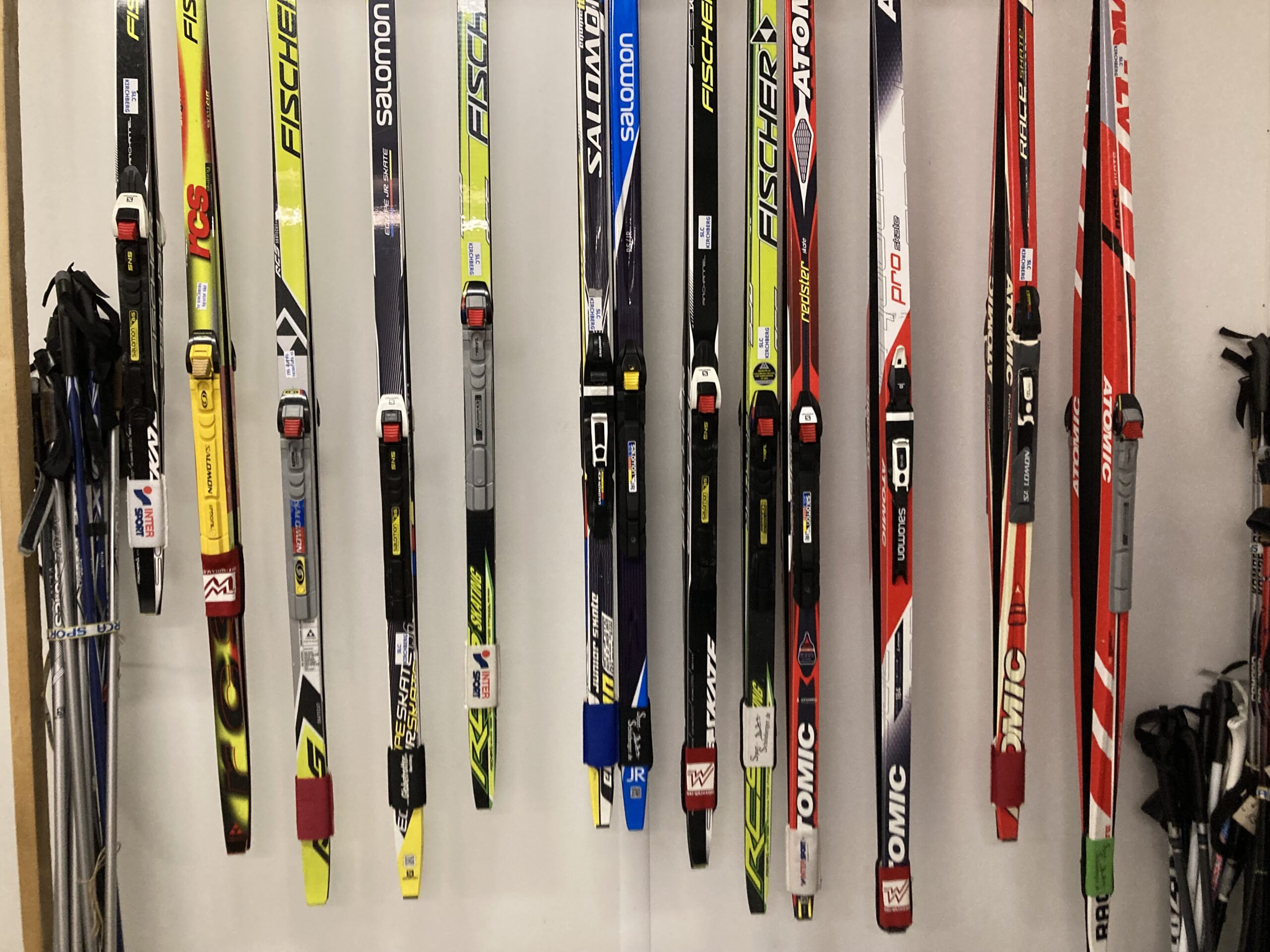 Abgabe der Langlaufski