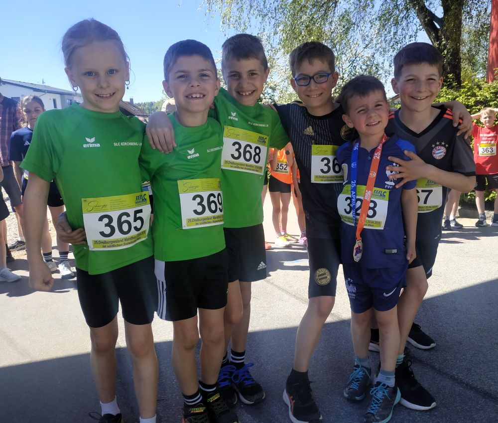 Starker SLC-Nachwuchs beim 25. Dreiburgenland Marathon in Thurmansbang